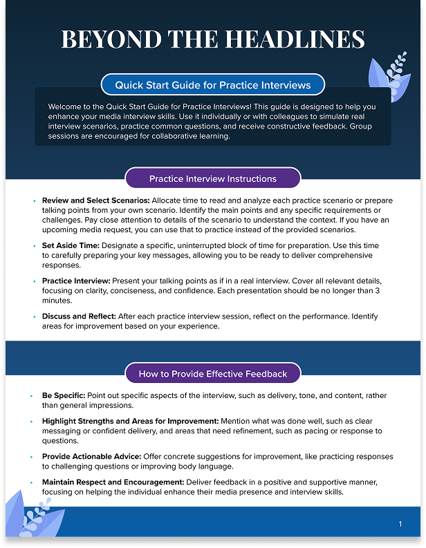 Thumbnail for Practice Interview Guide